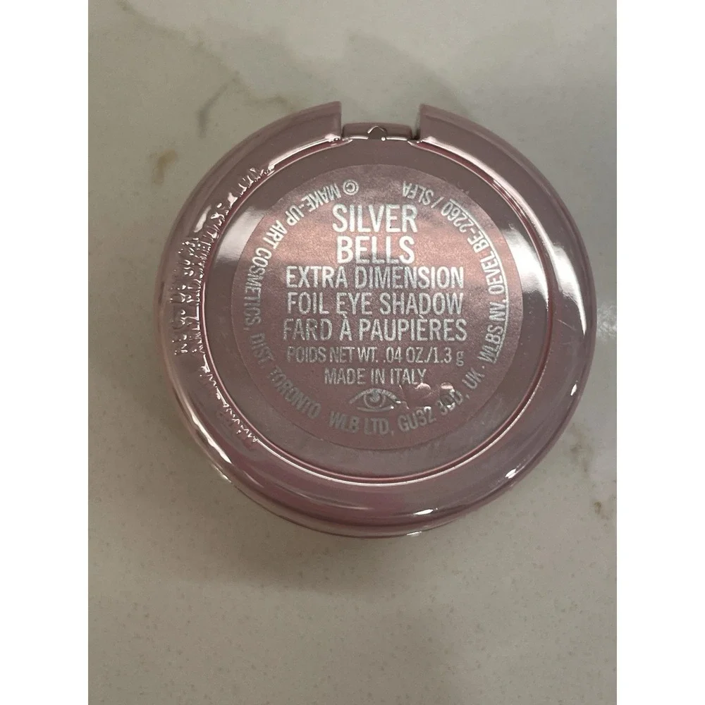 MAC M·A·C Eye Shadow Silver Bells Extra Dimension 0.04 oz Full Size New No Box